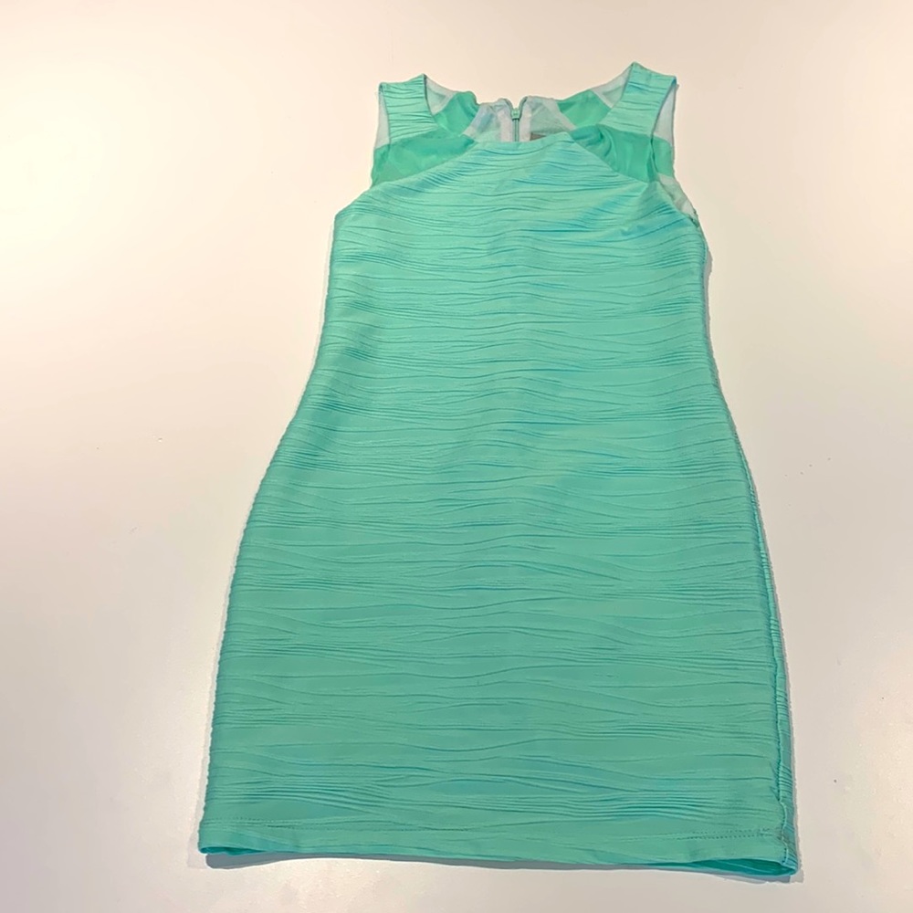Elisa B girls mint green dress